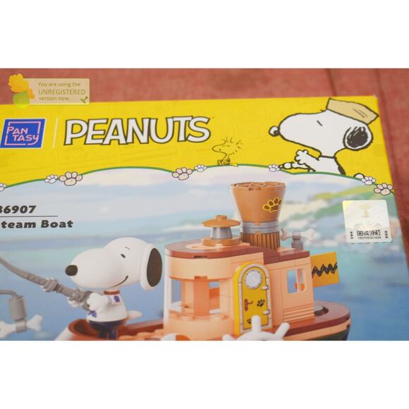Pantasy Peanuts Steam Boat Buildable Brick Block Set 86907 - Picture 2 of 7